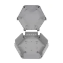 CAMDENBOSS Enclosure for Raspberry Pi, Grey ABS Body, IP30/IP40, UL94-V0, RoHS Compliant CBHEX1-51-GY