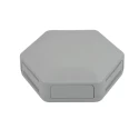 CAMDENBOSS Enclosure for Raspberry Pi, Grey ABS Body, IP40 & IP30 Rated, RoHS Compliant CBHEX1-33-GY