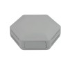 CAMDENBOSS Enclosure for Raspberry Pi, Grey ABS Body, IP40 & IP30 Rated, RoHS Compliant CBHEX1-33-GY