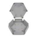 CAMDENBOSS Enclosure for Raspberry Pi Grey ABS Body RoHS Compliant IP40 IK07 CBHEX1-42-GY