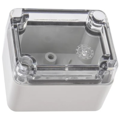 Fibox Grey Silver Lid Polycarbonate Enclosure IP66, IP67, 45 mm x 65 mm x 50 mm 