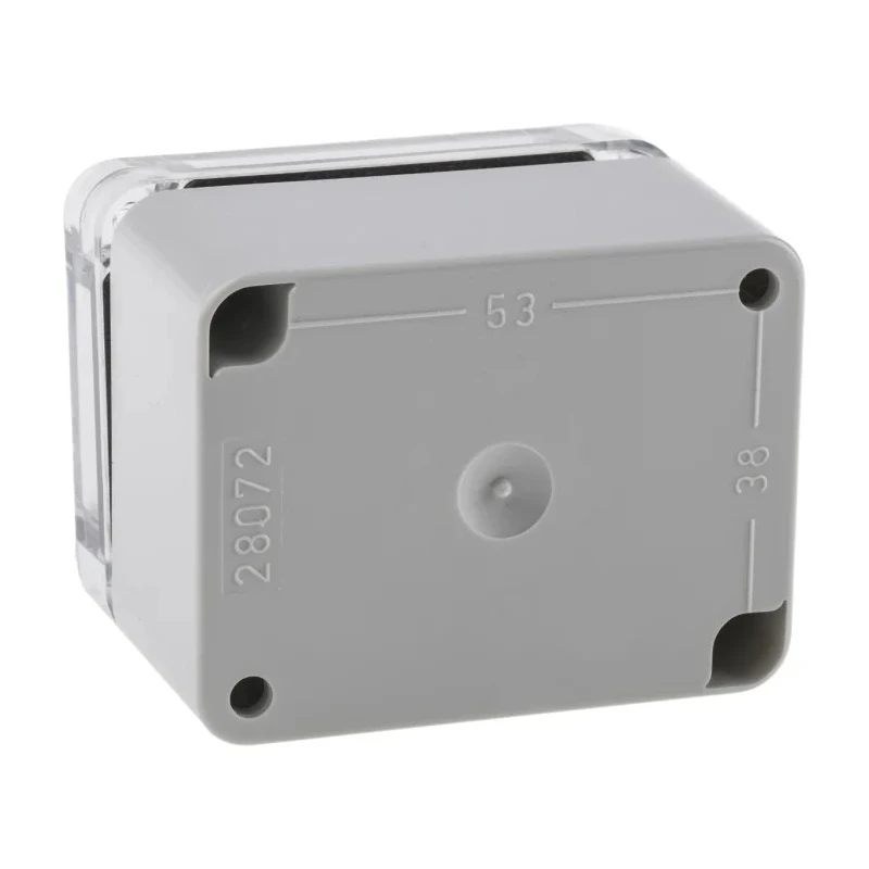 Fibox Grey Silver Lid Polycarbonate Enclosure IP66, IP67, 45 mm x 65 mm x 50 mm 