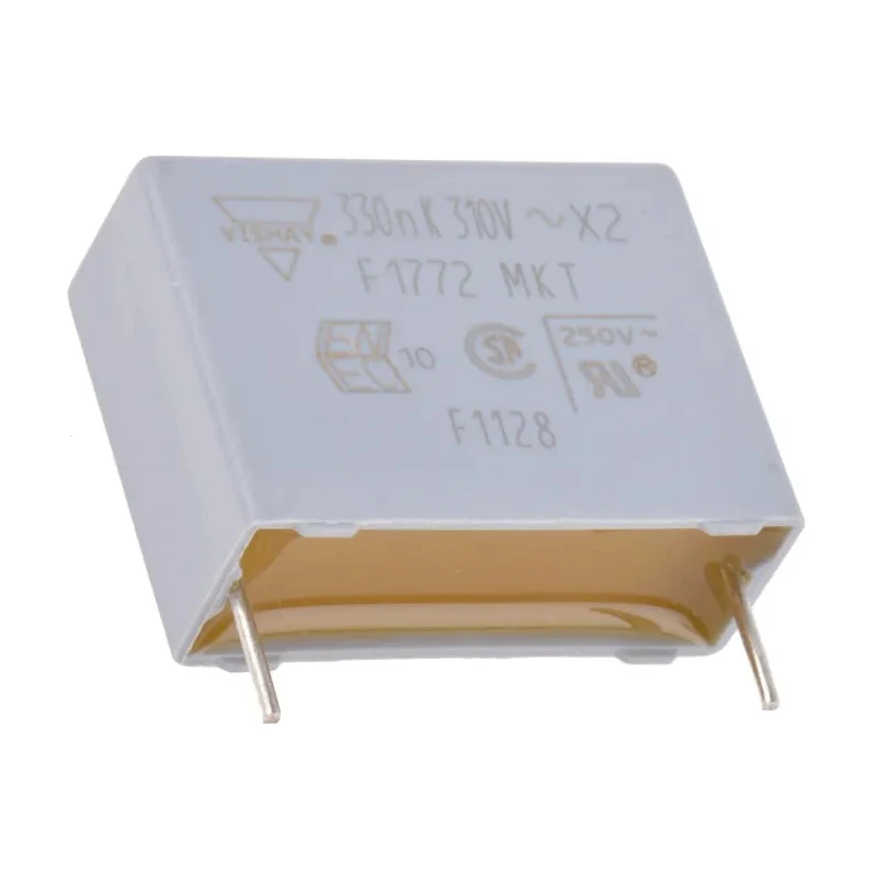 Vishay F1772 Film Capacitor 330 nF 310V AC 310V DC Through Hole F17724332000
