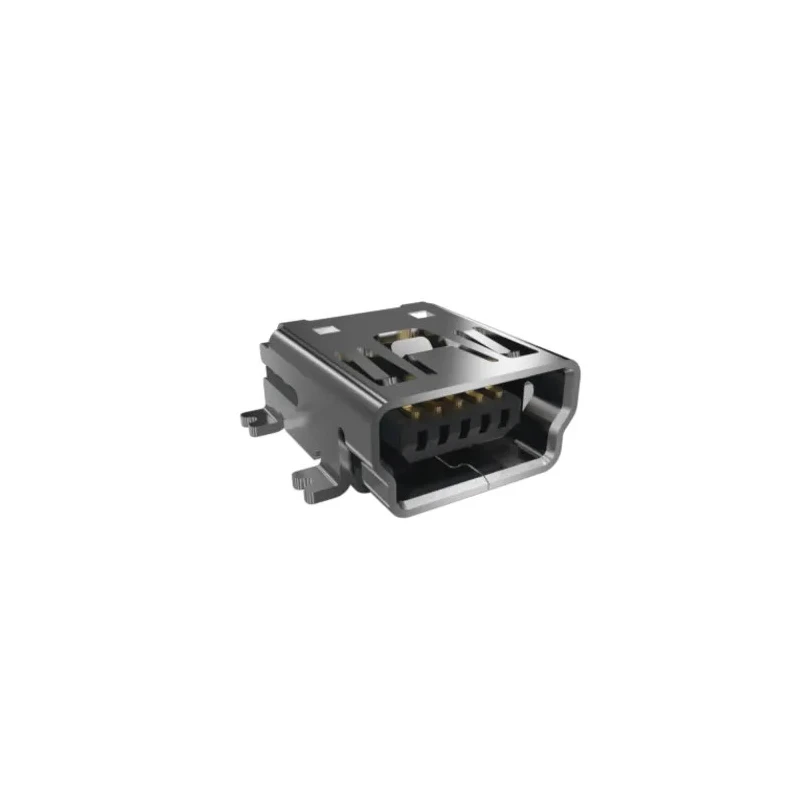 Amphenol Communications Solutions Right Angle Surface Mount Female USB Type B Connector 5 Port USB 2.0 100V 10033526-N3212LF