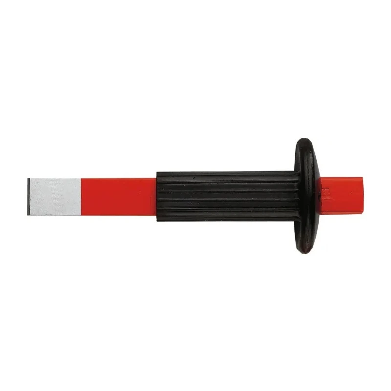 Facom 1 Piece Chrome Vanadium Steel Burin Extra-Plat Avec Protection Chisel 235 mm Length 26 mm Blade Width 259.P