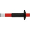 Facom 1 Piece Chrome Vanadium Steel Burin Extra-Plat Avec Protection Chisel 235 mm Length 26 mm Blade Width 259.P