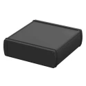 Bopla Aluminium General Purpose Enclosure Alubos Set Series Black Lid, IP65, 52 mm x 169 mm x 84166150.HMT1 ABPH 1600-0150