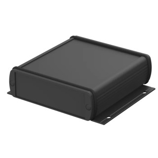 Bopla Aluminium General Purpose Enclosure Flanged Alubos Series IP65 32 mm x 106 mm x 32 mm 84310100.HMT1 ABPH 1000-0100 WL