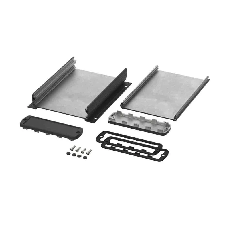 Bopla Flanged Alubos Series Aluminium General Purpose Enclosure IP65 32 mm x 106 mm x 32 mm 84310150.HMT1 ABPH 1000-0150 WL