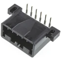 TE Connectivity MULTILOCK 070 Female Connector Housing 3.5 mm Pitch 6 Way 1 Row Right Angle 175783-2