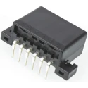 TE Connectivity MULTILOCK 070 Female Connector Housing 3.5 mm Pitch 6 Way 1 Row Right Angle 175783-2