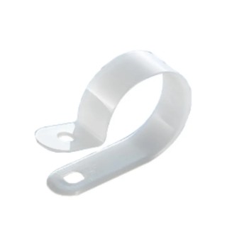 RS PRO P-Clip Polyamide 66 Natural Colour 15.8 mm Closed Inside Diameter Model 220-9398