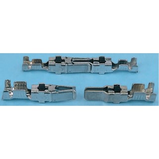 TE Connectivity Type XII Series Female Crimp Terminal, 10 AWG Min Crimp, 10 AWG Max, 15A, Copper Contact, Tin Lead 66741-8