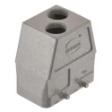 HARTING Han B Range Heavy Duty Power Connector Hood 2 Lever Die Cast Aluminium IP65 09300100460