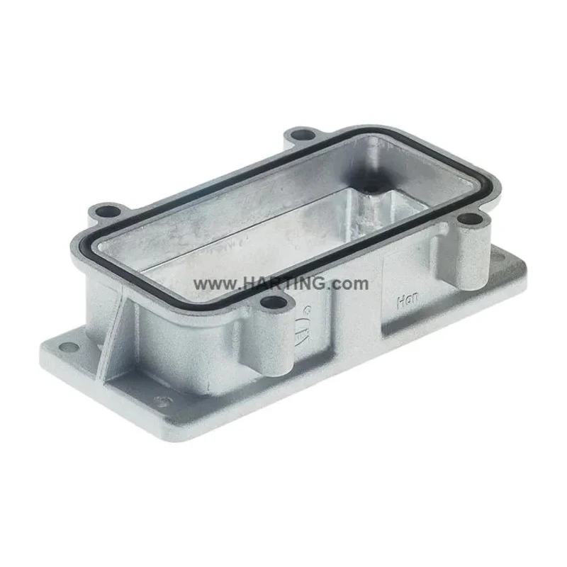 HARTING Han B EMC Range Heavy Duty Power Connector Housing Bulkhead Mount Die Cast Aluminium IP65 16B 09620400301