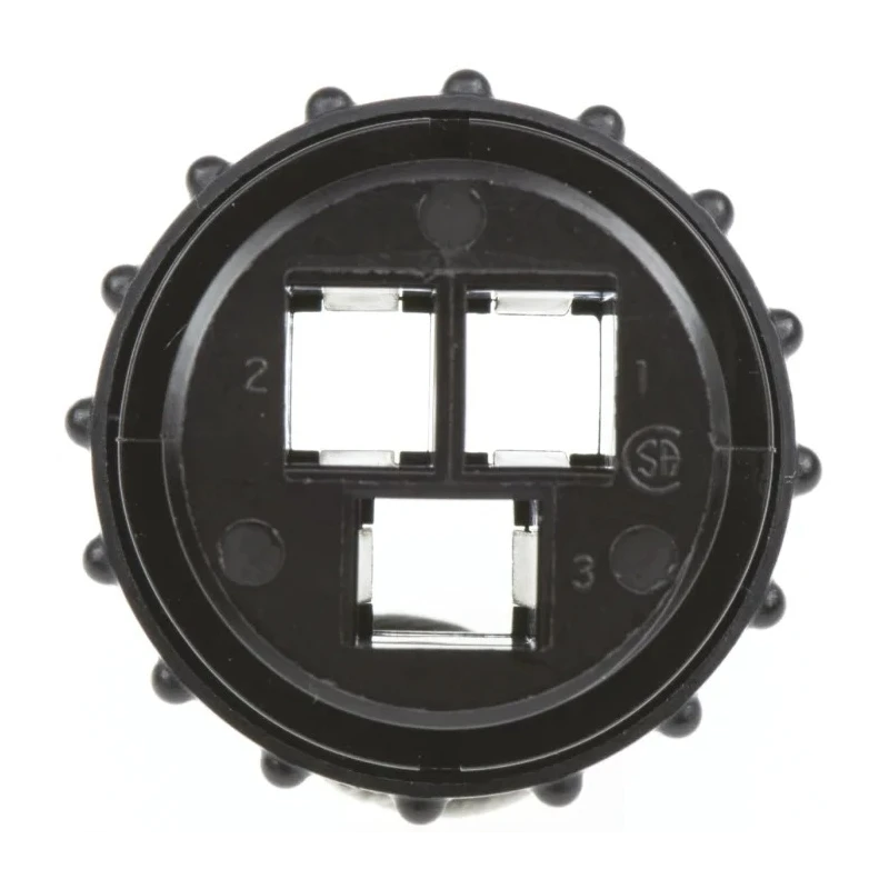 TE Connectivity Circular Connector 3 Contacts, Cable Mount, Standard Size, Plug Male, CPC Series 206426-1