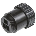 TE Connectivity Circular Connector 3 Contacts, Cable Mount, Standard Size, Plug Male, CPC Series 206426-1