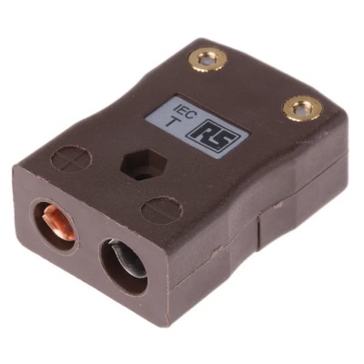 RS PRO Thermocouple Connector for Use with Type T Thermocouple IEC Colour Coded, Quick Wire, RoHS Compliant Standard 363-0020