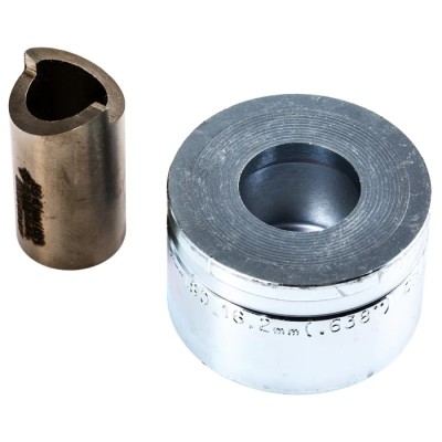Greenlee Hydraulic 1 Piece Punch & Die Set Circular Hole Size 16.2 mm, Cutting Capacity 3.5 mm 50069527