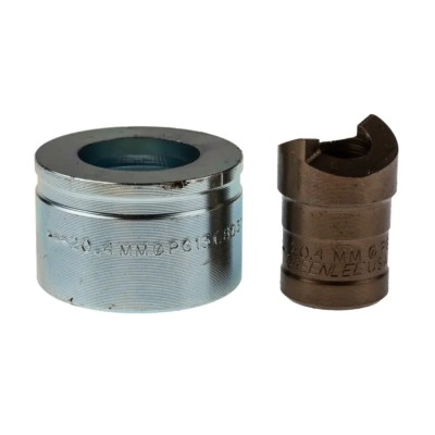 Greenlee 1 Piece Punch & Die Set Circular Hole, 20.4 mm, Hydraulic Operation 50069543