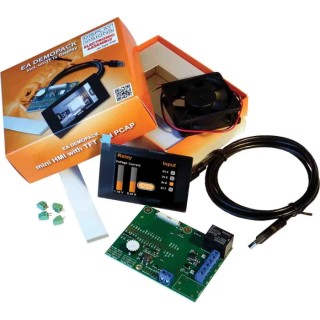 Display Visions Display Interface Kit EA DEMOPACK-RELAY with 2.8 Inches IPS TFT PCAP and Relay Output