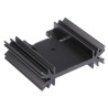Fischer Elektronik Heatsink, Aluminium Black Finish, 7°C/W Thermal Resistance, 12.7 mm Height, 38.1 mm Length SK409-38,1STC