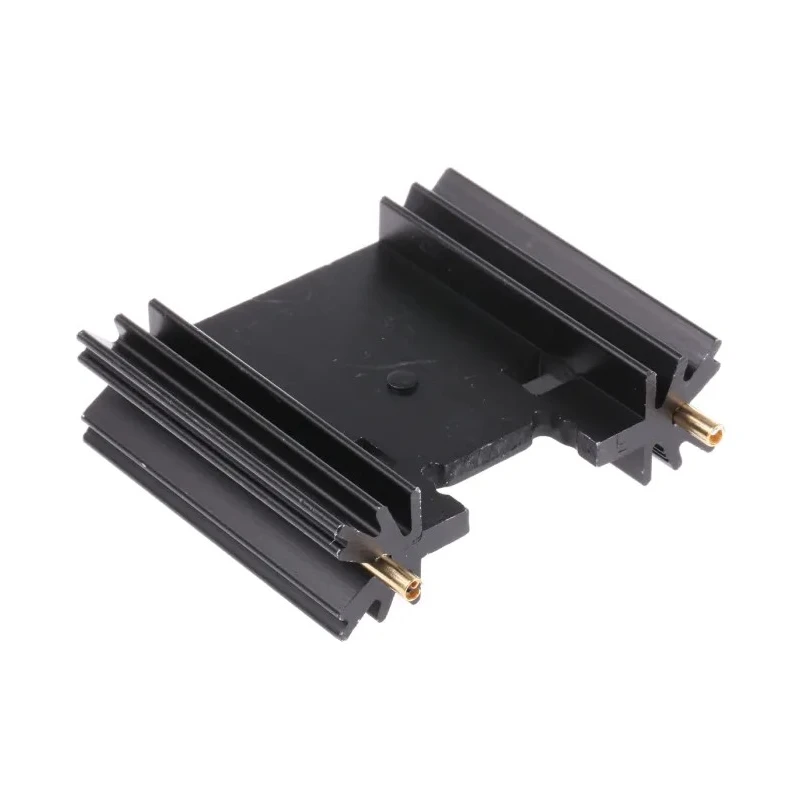 Fischer Elektronik Heatsink, Aluminium Black Finish, 7°C/W Thermal Resistance, 12.7 mm Height, 38.1 mm Length SK409-38,1STC