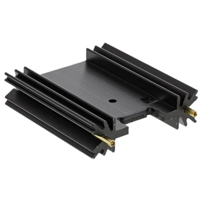 Fischer Elektronik Aluminium Heatsink 12.7mm Height 50.8mm Length 45mm Width 6.2°C/W Thermal Resistance SK409-50,8STC