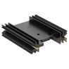 Fischer Elektronik Aluminium Heatsink 12.7mm Height 50.8mm Length 45mm Width 6.2°C/W Thermal Resistance SK409-50,8STC