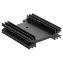 Fischer Elektronik Aluminium Heatsink 12.7mm Height 50.8mm Length 45mm Width 6.2°C/W Thermal Resistance SK409-50,8STC