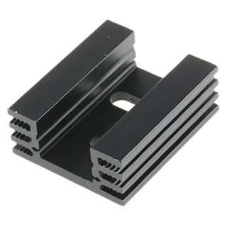 Fischer Elektronik Heatsink Semiconductor 10K/W Thermal Resistance 14 mm x 37.5 mm x 32 mm SK75-37,5TO220