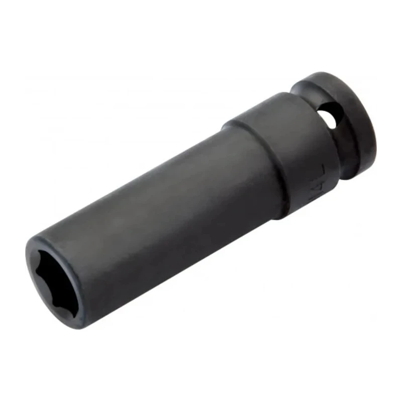 SAM 32 mm 12.7 mm Drive Hexagon Impact Socket, 80 mm Length NS-32-L