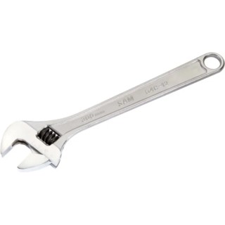 SAM Adjustable Spanner with 30 mm Jaw Capacity, 255mm Overall Length, Chrome Finish 54-C10