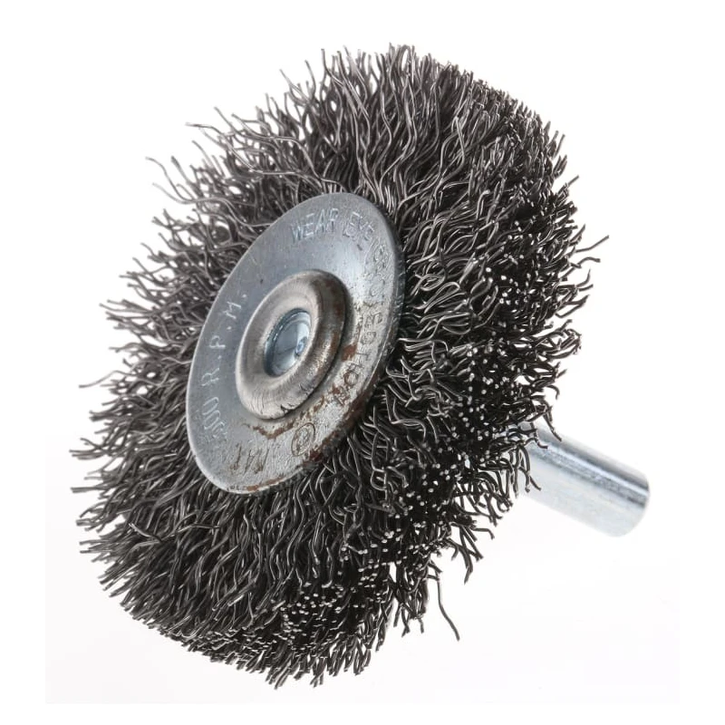 Tivoly Steel Crimp Wire Abrasive Brush 50 mm Diameter XT20252006052