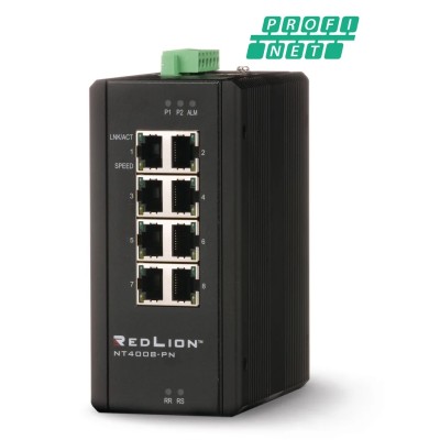 N-Tron Managed 8 Port Ethernet Switch with 2 SFP Ports NT-4008-000-PN-M