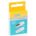 Orbitec BA9S Indicator Light Clear 12V 250mA Incandescent Light Bulb BA9S 