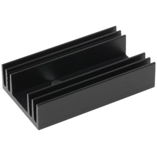 Fischer Elektronik Heatsink for Silicone Wafers and PCBs, Black Anodised TO-220 Compatible, 9.5°C/W Thermal SK0950TO220