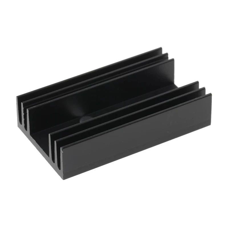 Fischer Elektronik Heatsink for Silicone Wafers and PCBs, Black Anodised TO-220 Compatible, 9.5°C/W Thermal SK0950TO220
