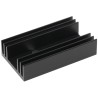Fischer Elektronik Heatsink for Silicone Wafers and PCBs, Black Anodised TO-220 Compatible, 9.5°C/W Thermal SK0950TO220