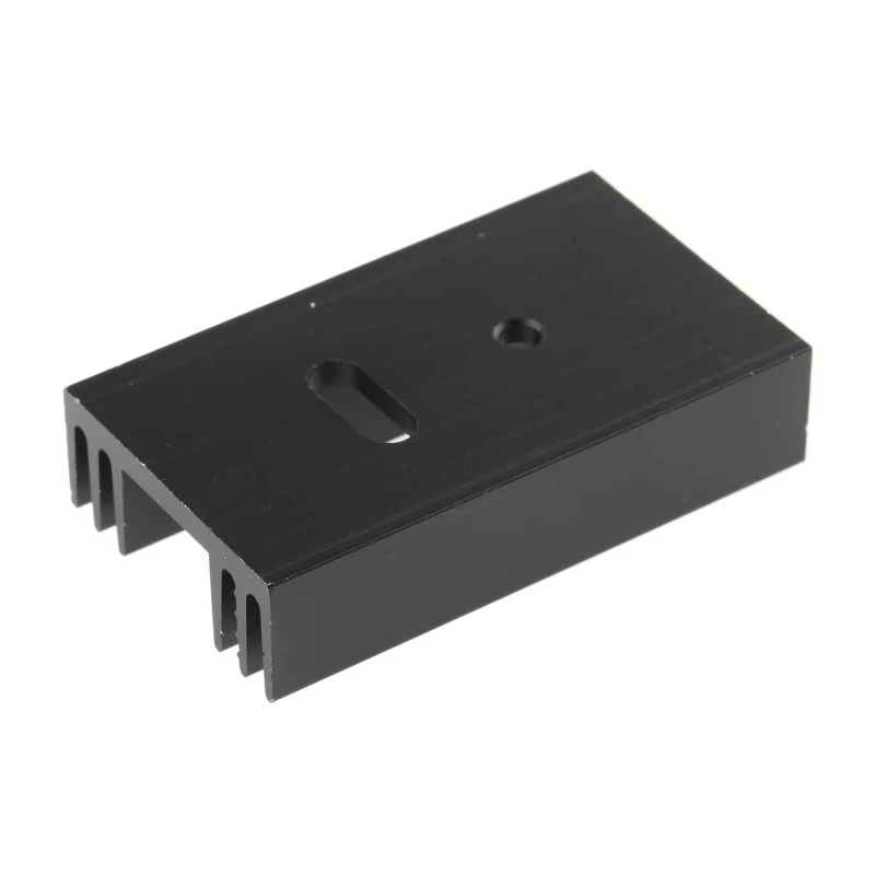 Fischer Elektronik Heatsink for Silicone Wafers and PCBs, Black Anodised TO-220 Compatible, 9.5°C/W Thermal SK0950TO220