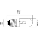 Orbitec E10 Indicator Light, Clear Lens, 60V Voltage, 40mA Current, 1000h Lifespan 115700/E3064