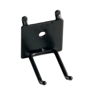 SAM Screw Hook, 32 mm Length, 32 mm Width, Screw Fixing, Black Finish 920C2