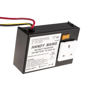 Custom Power Design 200W Power Inverter 12V Input 230V AC Output SM2711