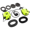 3M WS LiteCom Pro III Helmet Attachment Listen & Speak Ear Shells, 32 dB, Blue 7100153479