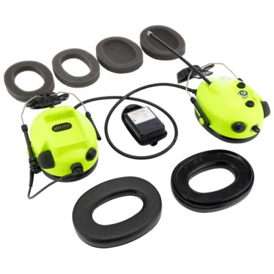 3M WS LiteCom Pro III Helmet Attachment Listen & Speak Ear Shells, 32 dB, Blue 7100153479