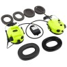 3M WS LiteCom Pro III Helmet Attachment Listen & Speak Ear Shells, 32 dB, Blue 7100153479