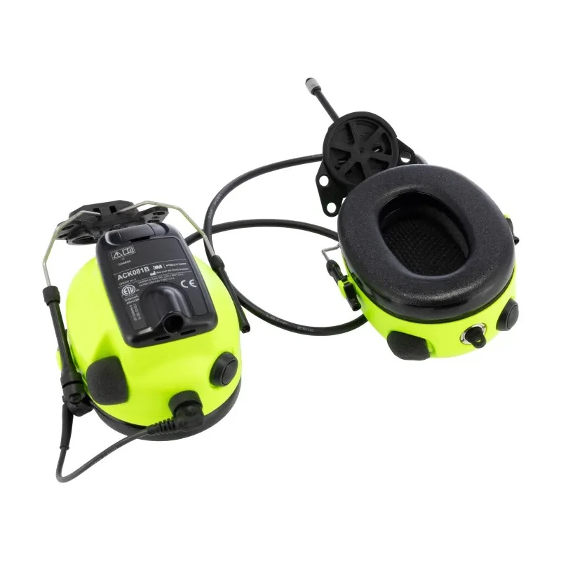 3M WS LiteCom Pro III Helmet Attachment Listen & Speak Ear Shells, 32 dB, Blue 7100153479
