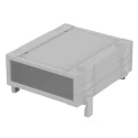 Bopla Light Grey ABS Desktop Enclosure 240.7 mm x 196.9 mm x 80.4 mm 68520120.MT1 BO 52012