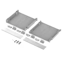 Bopla Light Grey ABS Desktop Enclosure 307.4 mm Length 256.9 mm Width 65.2 mm Height 68626090.MT1 BO 62609