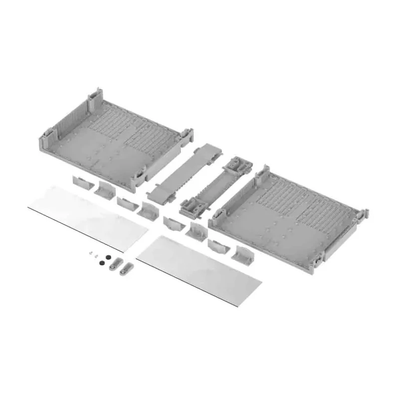Bopla Light Grey ABS Desktop Enclosure 256.9 mm x 307.3 mm x 65.2 mm 68626091.MT2 BO 62618 L